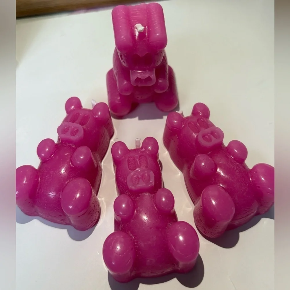 🍭Pink little piglets -Shaped Candles🧁